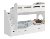 Кровать двухъярусная Фортуна 200х90 (цвет белый) от Династия Kids