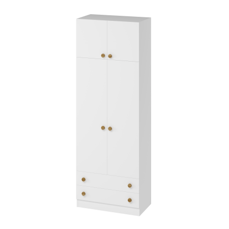 Шкаф коллекции Умка NEW с антресолью (ручки - дуб) от Династия Kids