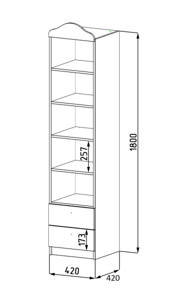 Пенал коллекции Жемчужина от Династия Kids