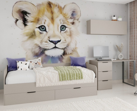 Стеллаж переходной коллекции Брайт Велюр от Династия Kids