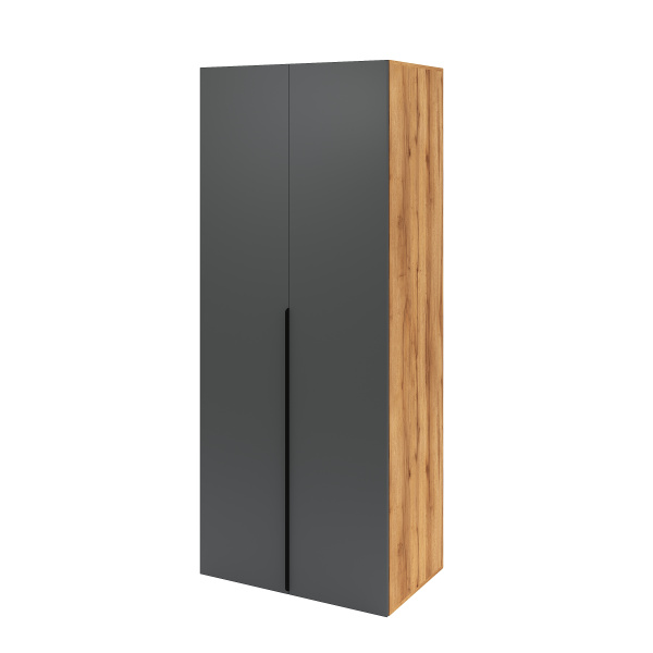 Шкаф 2-х дверный коллекции Брайт Графит 