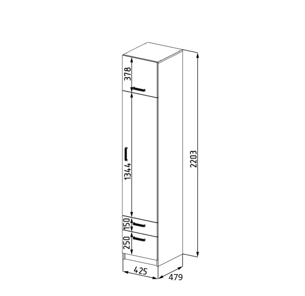 Пенал коллекции мебели Гранд от Династия Kids