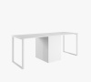 Стол Дуэт 1800 мм (белый + опоры белые). Столешница 22 мм от Династия Kids
