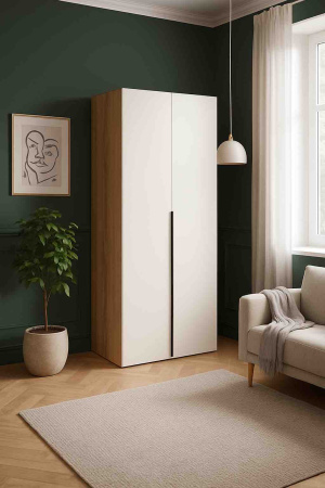 Шкаф 2-х дверный коллекции Брайт Золотистый  от Династия Kids