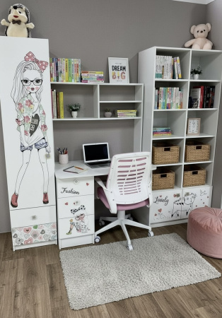 Шкаф с антресолью коллекции Анита от Династия Kids