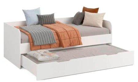 Кровать 2-х ярусная выдвижная Дабл 190х90 +180х80 (цвета разные) от Династия Kids