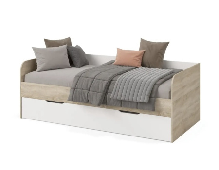 Кровать 2-х ярусная выдвижная Дабл 190х90 +180х80 (цвета разные) от Династия Kids