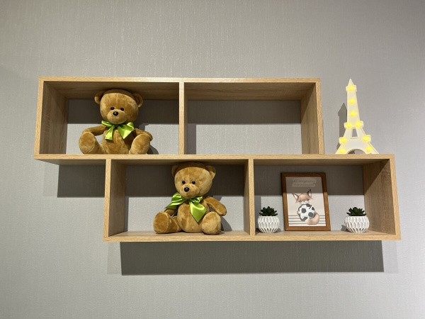 Полка настенная Юниор (дуб сонома) от Династия Kids