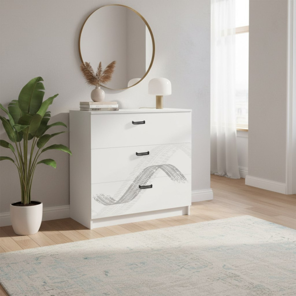 Комод коллекции Престиж (с принтом) + доводчики