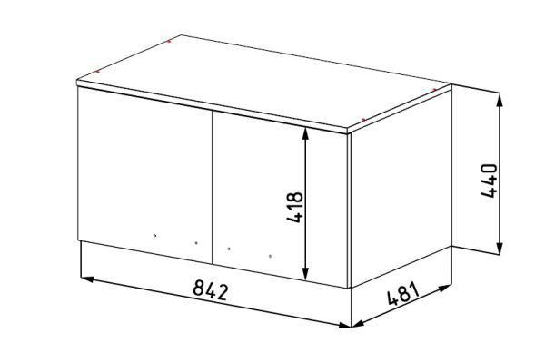 Антресоль к шкафу Модница New от Династия Kids