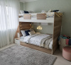 Кровать-чердак 190х90 + кровать Лайт Лофт 190х90