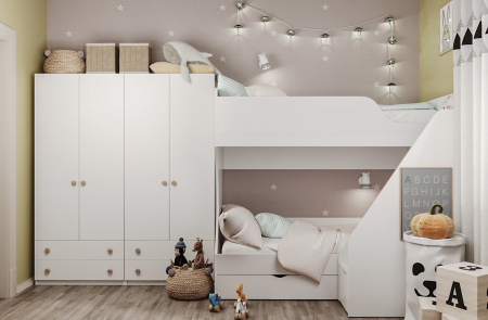 Кровать двухъярусная 200х90 Умка-3  от Династия Kids